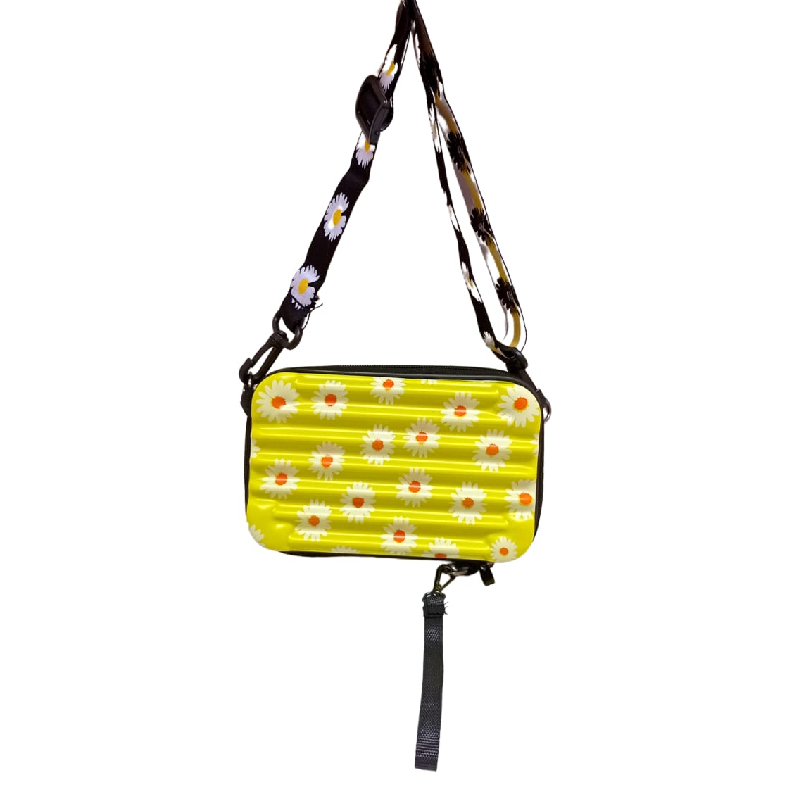 Fashionable Yellow Floral Sling Bag